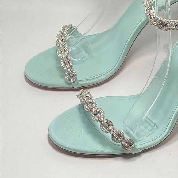 Aquazzura Love Link 105mm Embellished Sandals size 41 - Picture 8 of 16